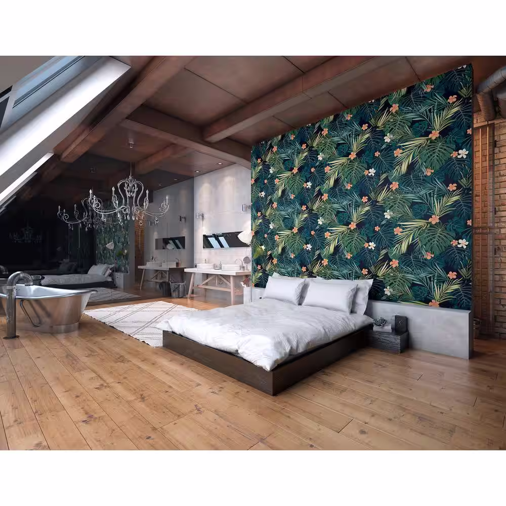 OhPopsi Exotic Leaves Wall Mural