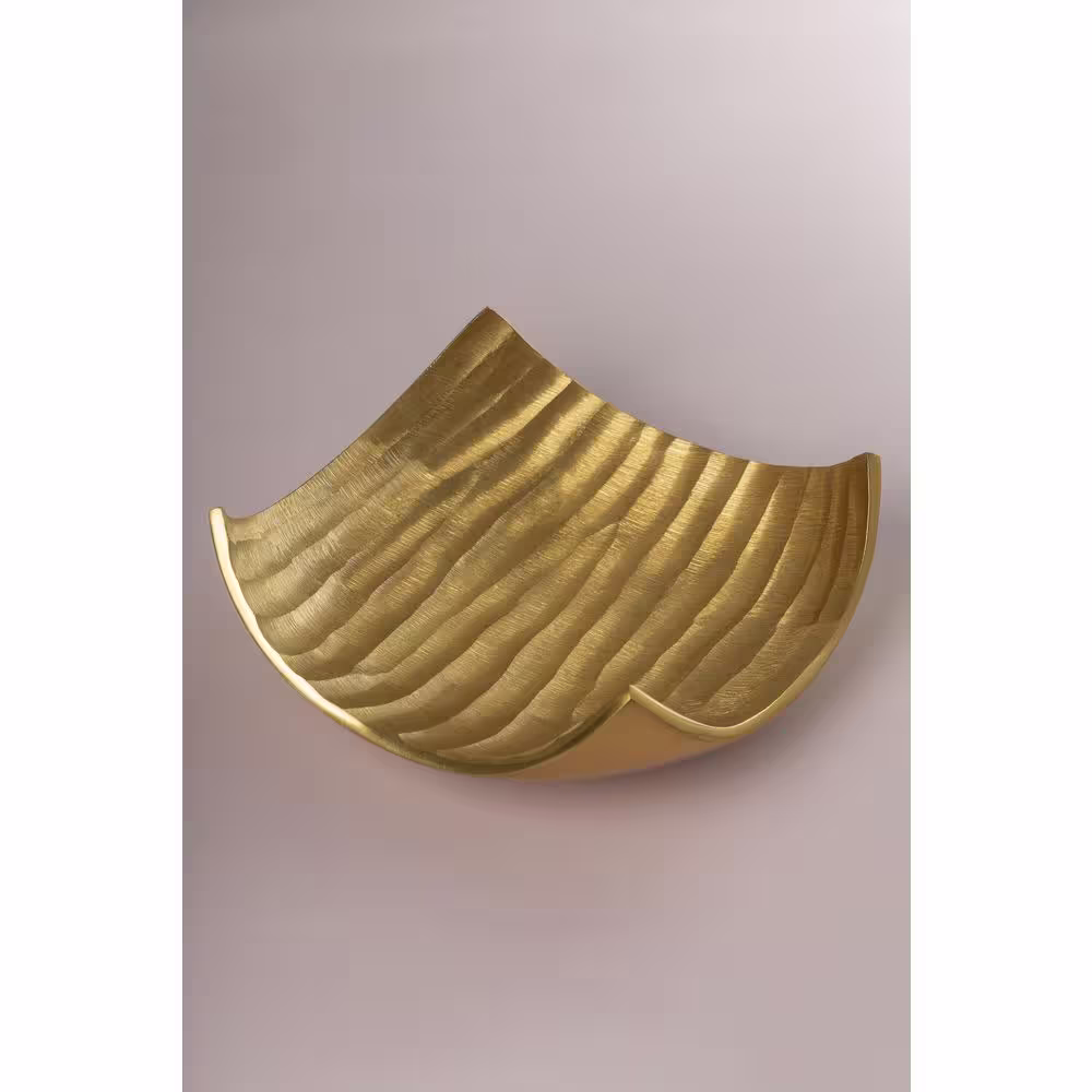 GAURI KOHLI Braga 10 in. Gold Decorative Platter