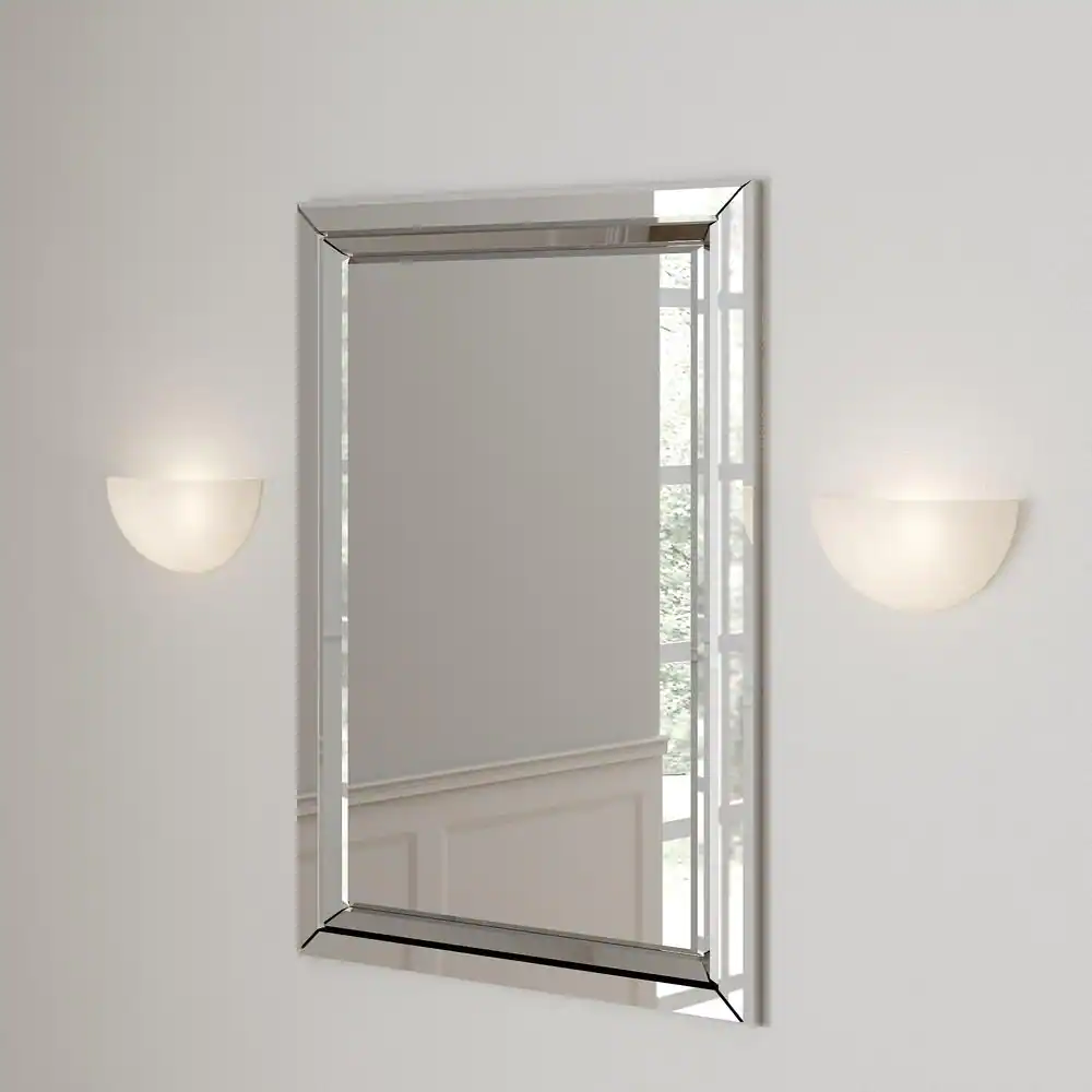 Millennium Lighting White Alabaster Sleek and Unique Wall Sconce