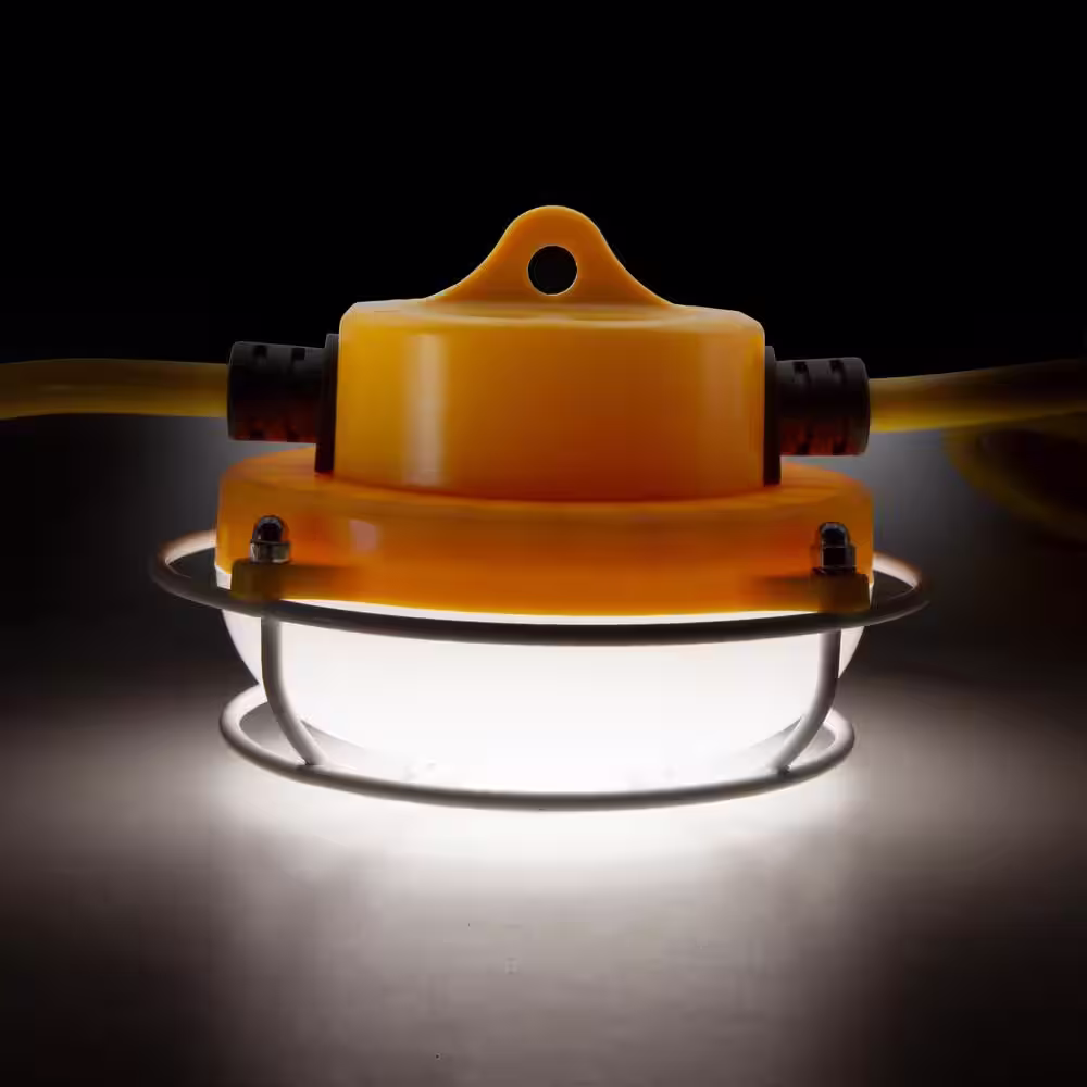 Maxxima 5,000 Lumens 40-Watt Hanging LED String Linkable Work Light