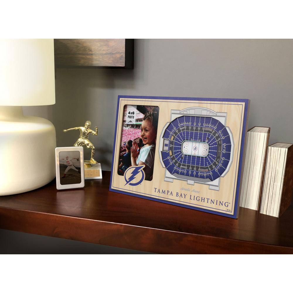 YouTheFan NHL Tampa Bay Lightning 3D StadiumView Picture Frame - Amalie Arena