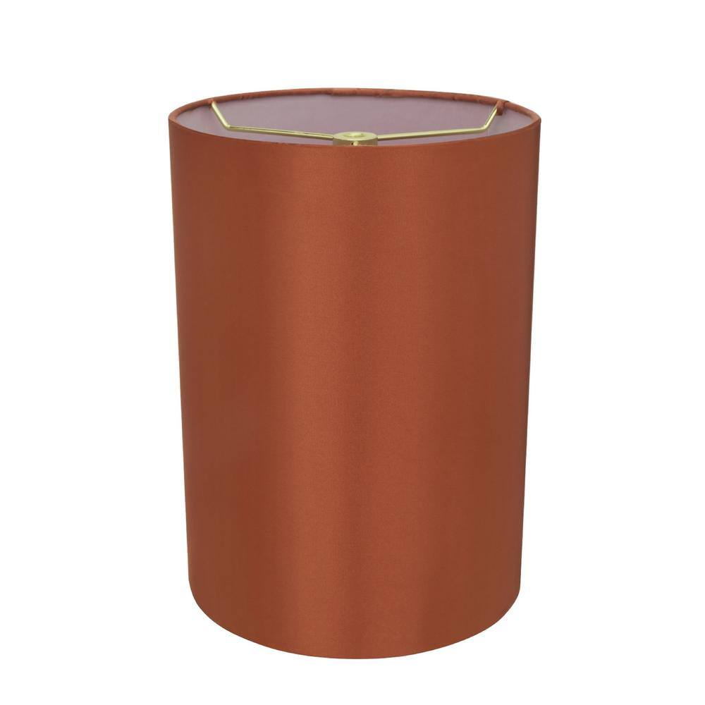 Aspen Creative Corporation 8 in. x 11 in. Redwood Drum/Cylinder Lamp Shade