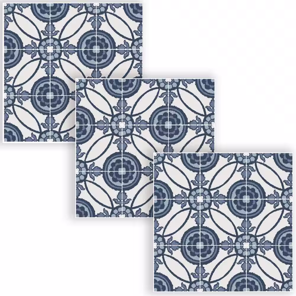 WallPOPs Fez Blue Tile Decal Kit