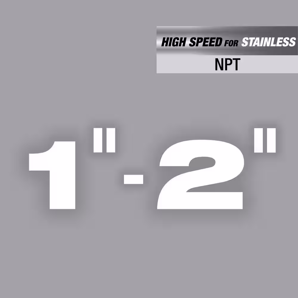 Milwaukee 1 in. to 2 in. High Speed for Stainless NPT Universal Pipe Threading Dies