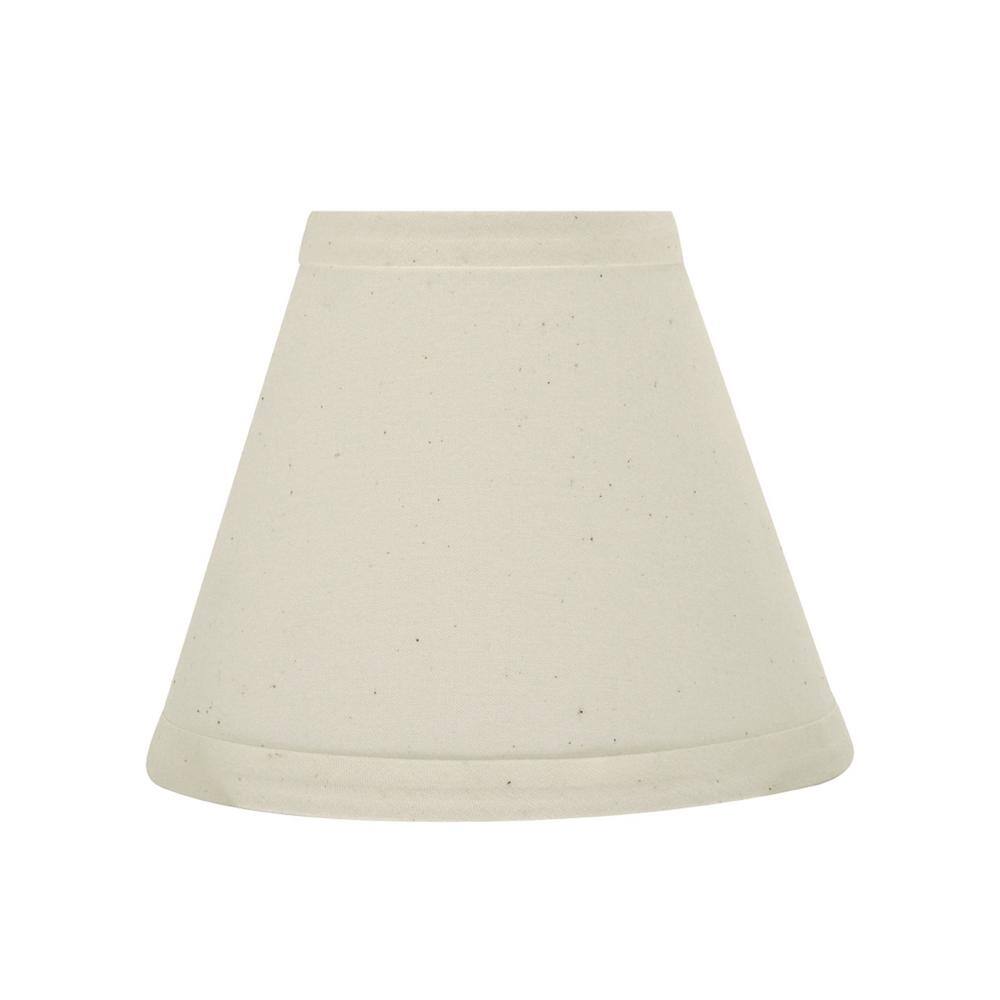 Aspen Creative Corporation 6 in. x 5 in. Off White Cotton Hardback Empire Lamp Shade (2-Pack)