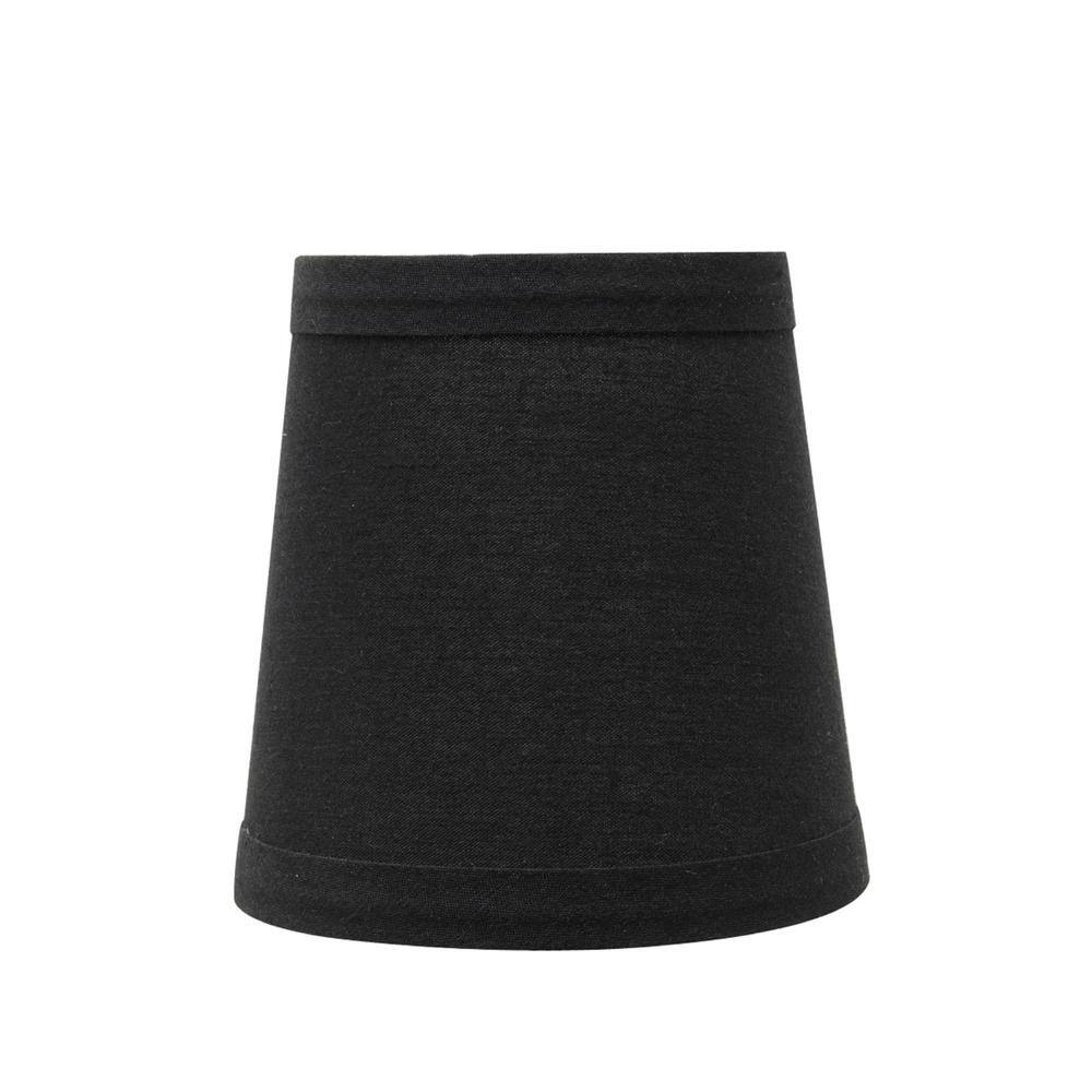 Aspen Creative Corporation 4 in. x 4 in. Black Hardback Empire Lamp Shade (9-Pack)