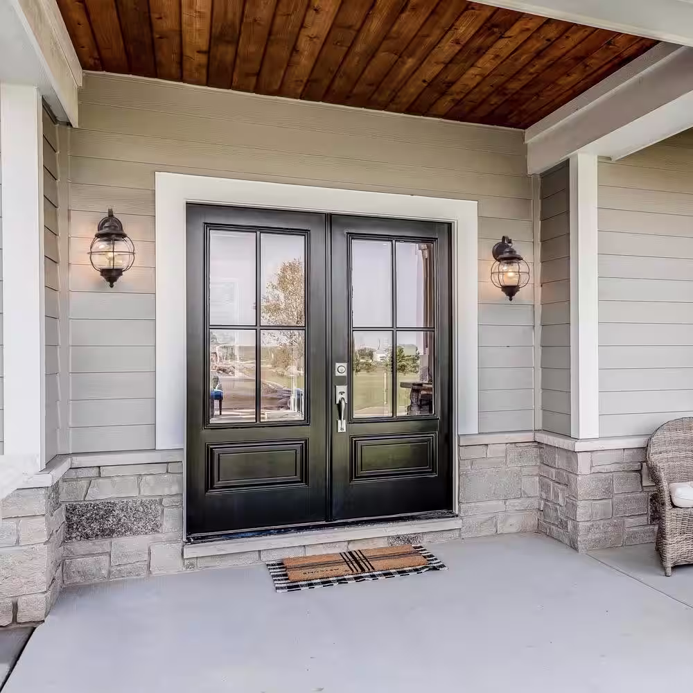 LNC Modern Bronze Outdoor Wall Sconce Coastal Industrial 1-Light 10 in. Coach Light with Cage-Seeded Glass Shade