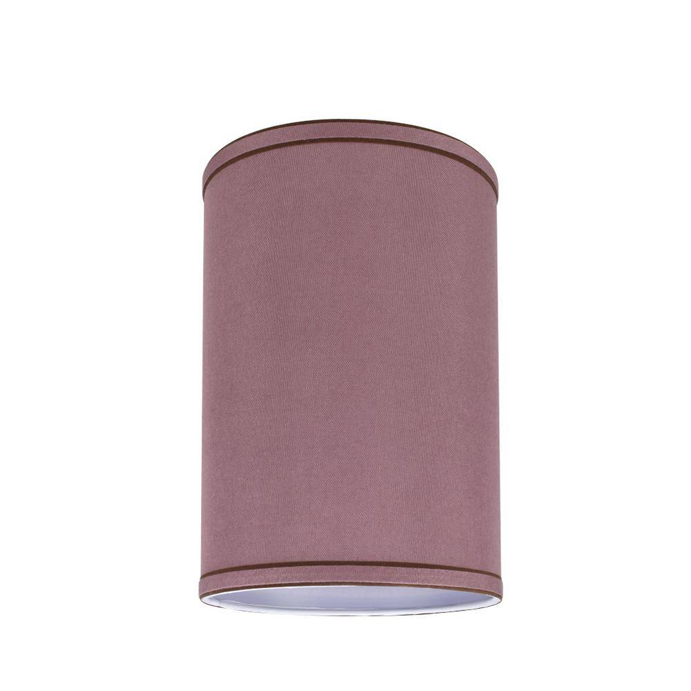 Aspen Creative Corporation 8 in. x 11 in. Reddish Purple Hardback Drum/Cylinder Lamp Shade