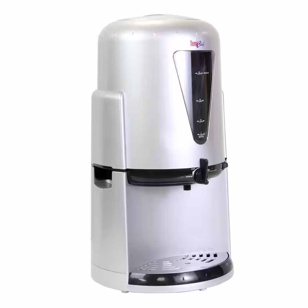Total Chef 24-Cup Silver Coffee Urn with Recipe Guide