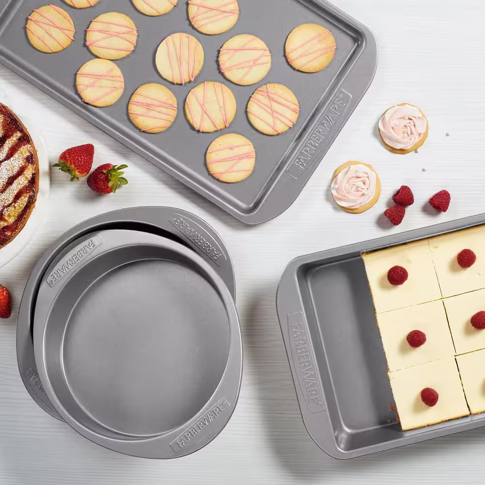 Farberware Bakeware 2-Piece Nonstick Steel 12-Cup Muffin Pans Set