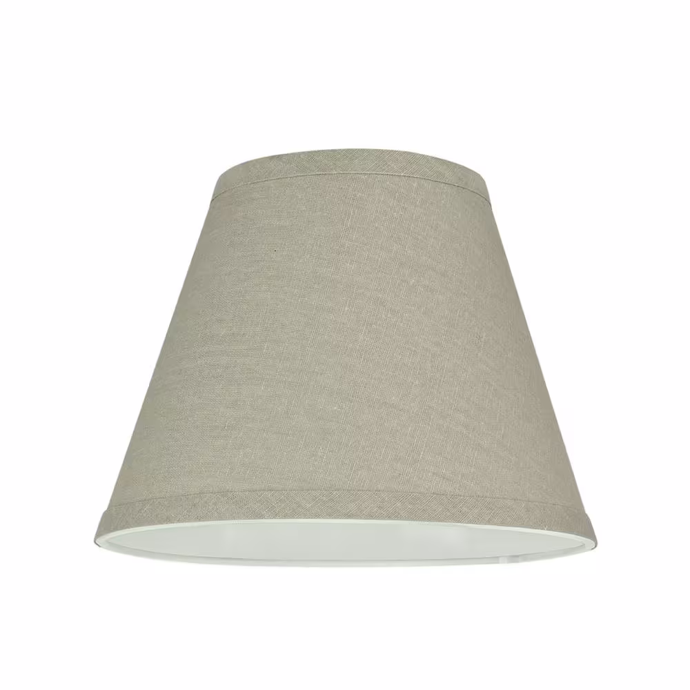 Aspen Creative Corporation 9 in. x 7 in. Khaki Hardback Empire Lamp Shade
