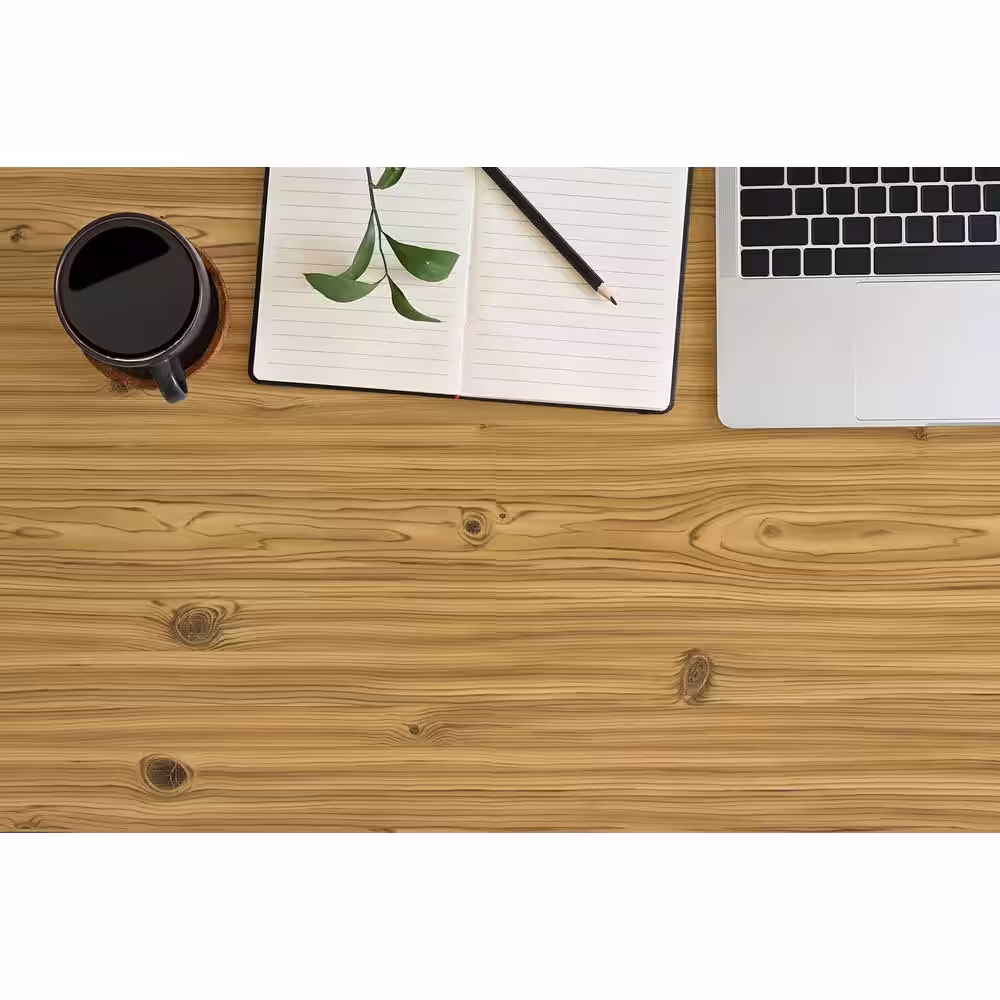 WallPops Natural Oak Faux Materials Adhesive Film (Set of 2)