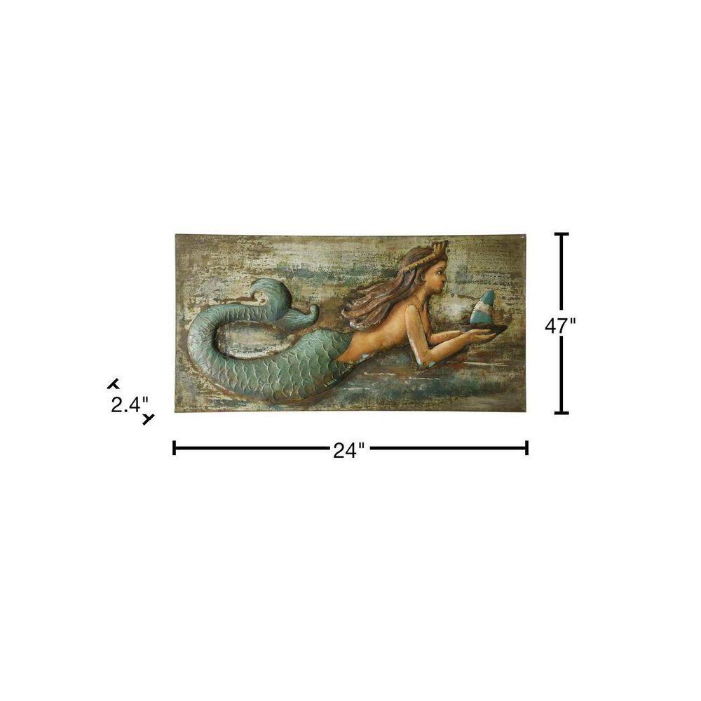StyleCraft Three Dimensional Mermaid Hand Made Metal Work