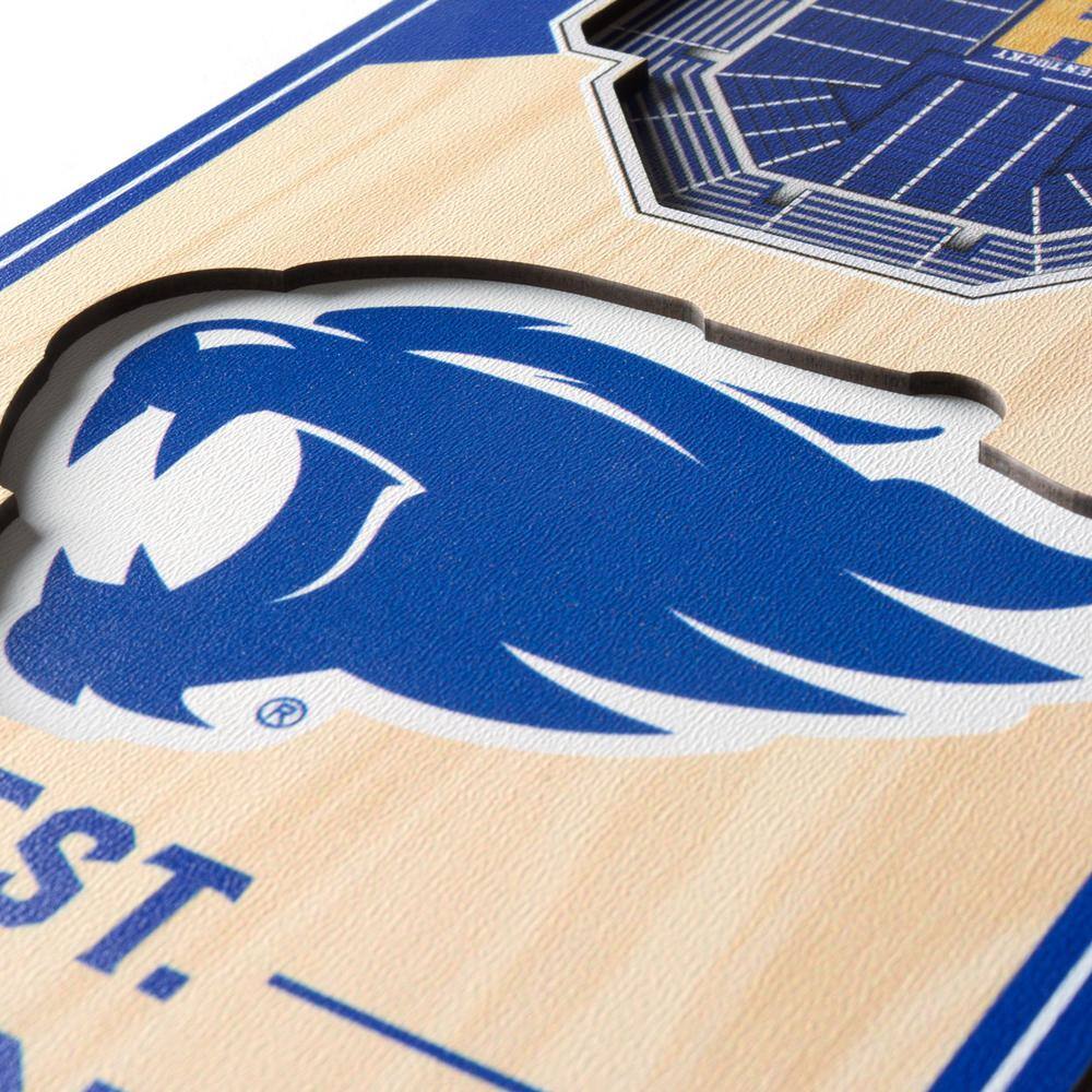 YouTheFan NCAA Kentucky Wildcats 6 in. x 19 in. 3D Stadium Banner-Rupp Arena