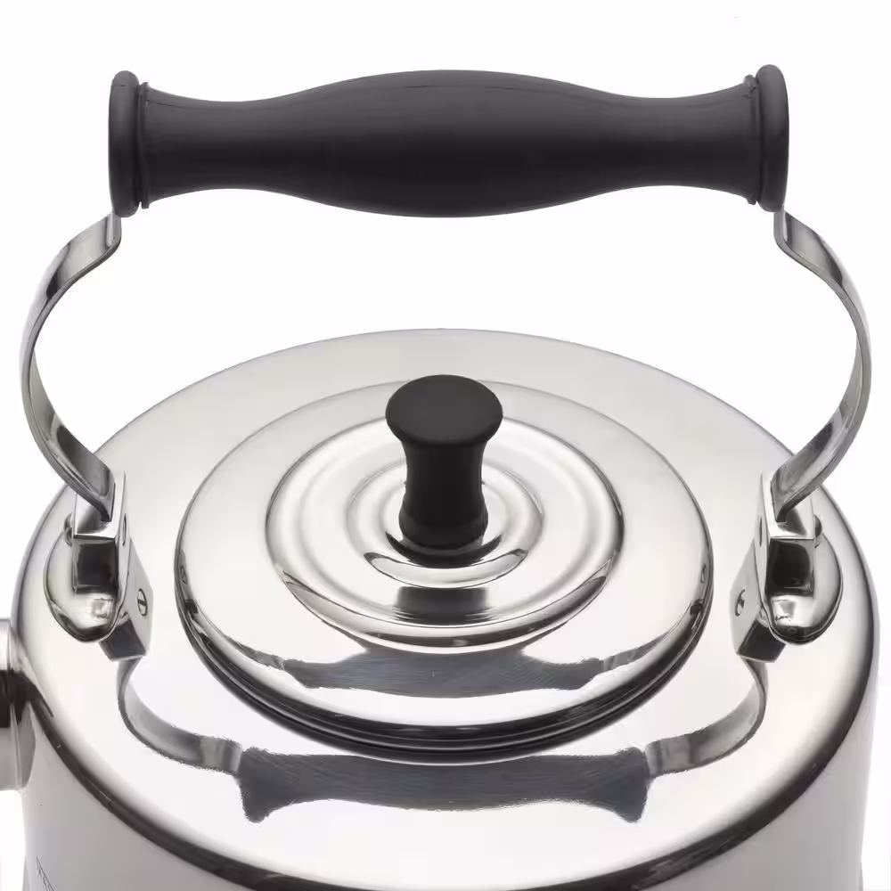 BonJour 8-Cup Stovetop Tea Kettle in Silver