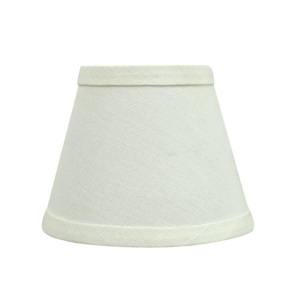 Aspen Creative Corporation 5 in. x 4 in. White Hardback Empire Lamp Shade (9-Pack)