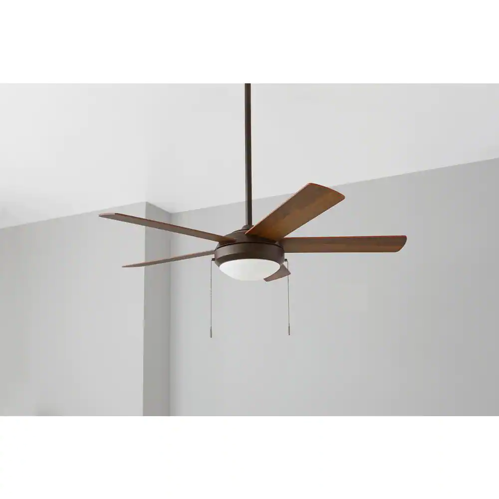 Hampton Bay Claret 52 in. Indoor Oil Rubbed Bronze Ceiling Fan with Light Kit