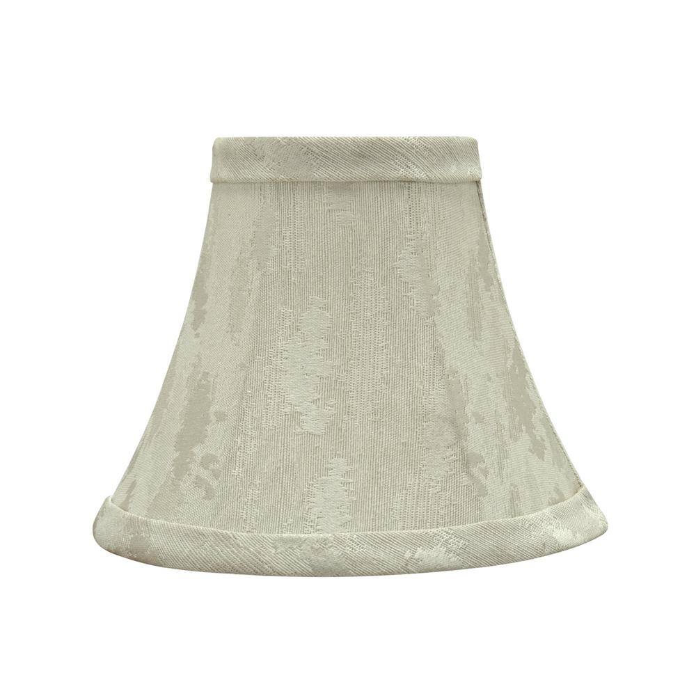 Aspen Creative Corporation 6 in. x 5 in. Butter Creme Bell Lamp Shade (6-Pack)
