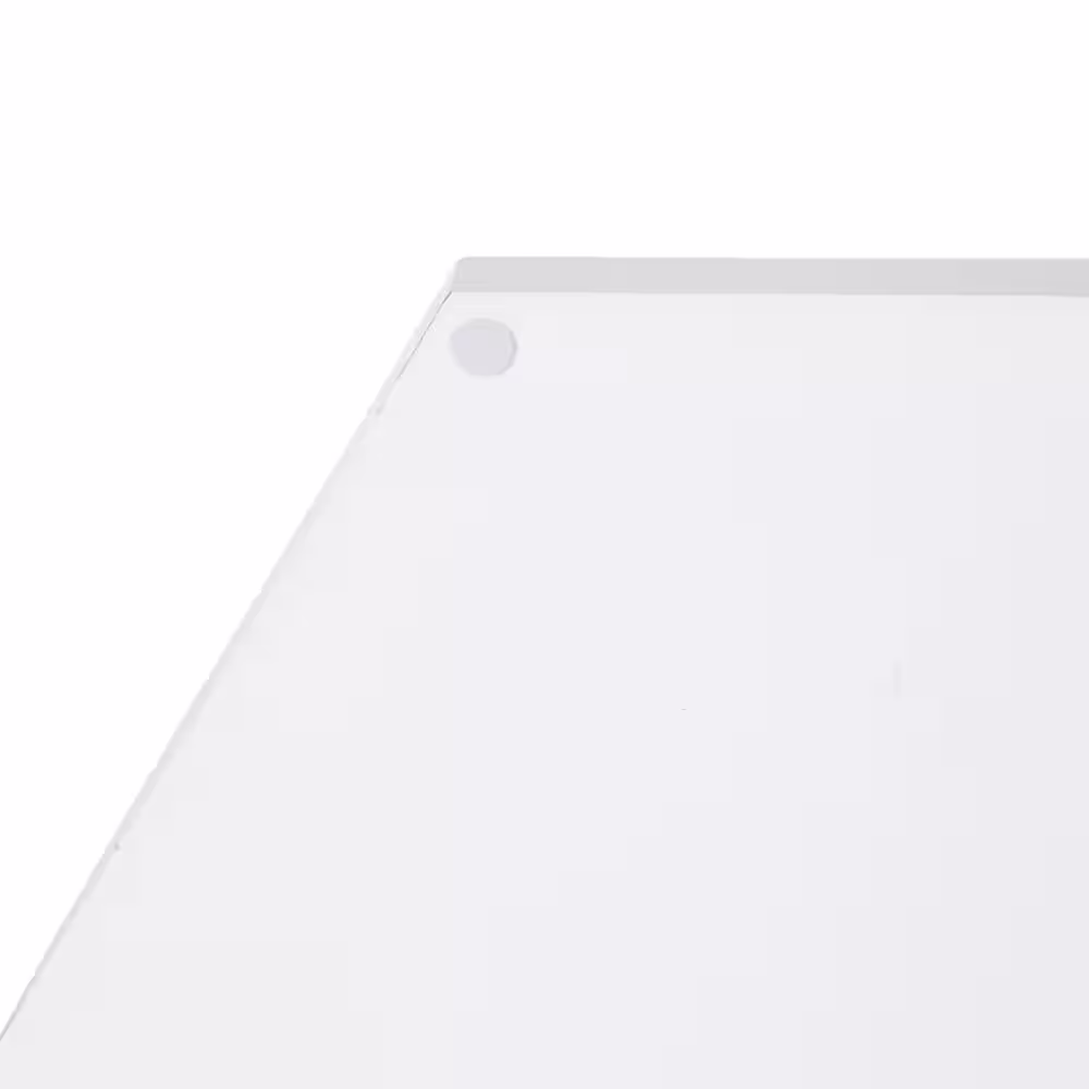 Kate and Laurel Lipton 3.25 in. H x 18.00 in. W White Decorative Tray