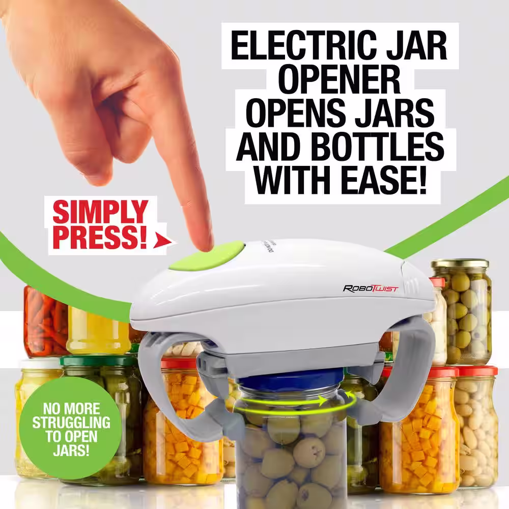 As Seen on TV Robo Twist Hands-Free Easy Jar Opener