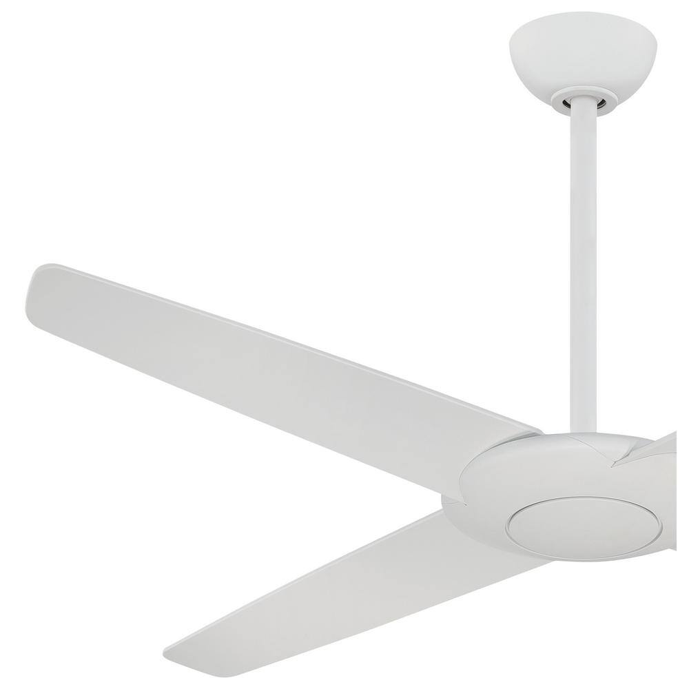 MINKA-AIRE Pancake 52 in. Indoor Flat White Ceiling Fan with Remote Control