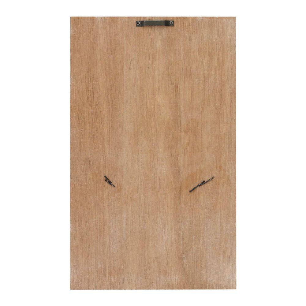 None This Is Our Happy Place Wood Wall Plaque with Artificial Chrysanthemum Decorative Sign