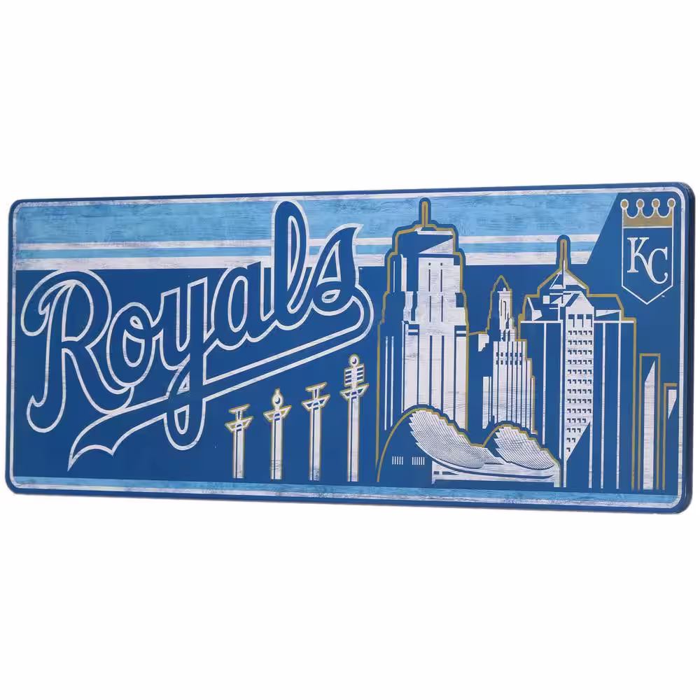 Open Road Brands Kansas City Royals MDF Wood Wall Art