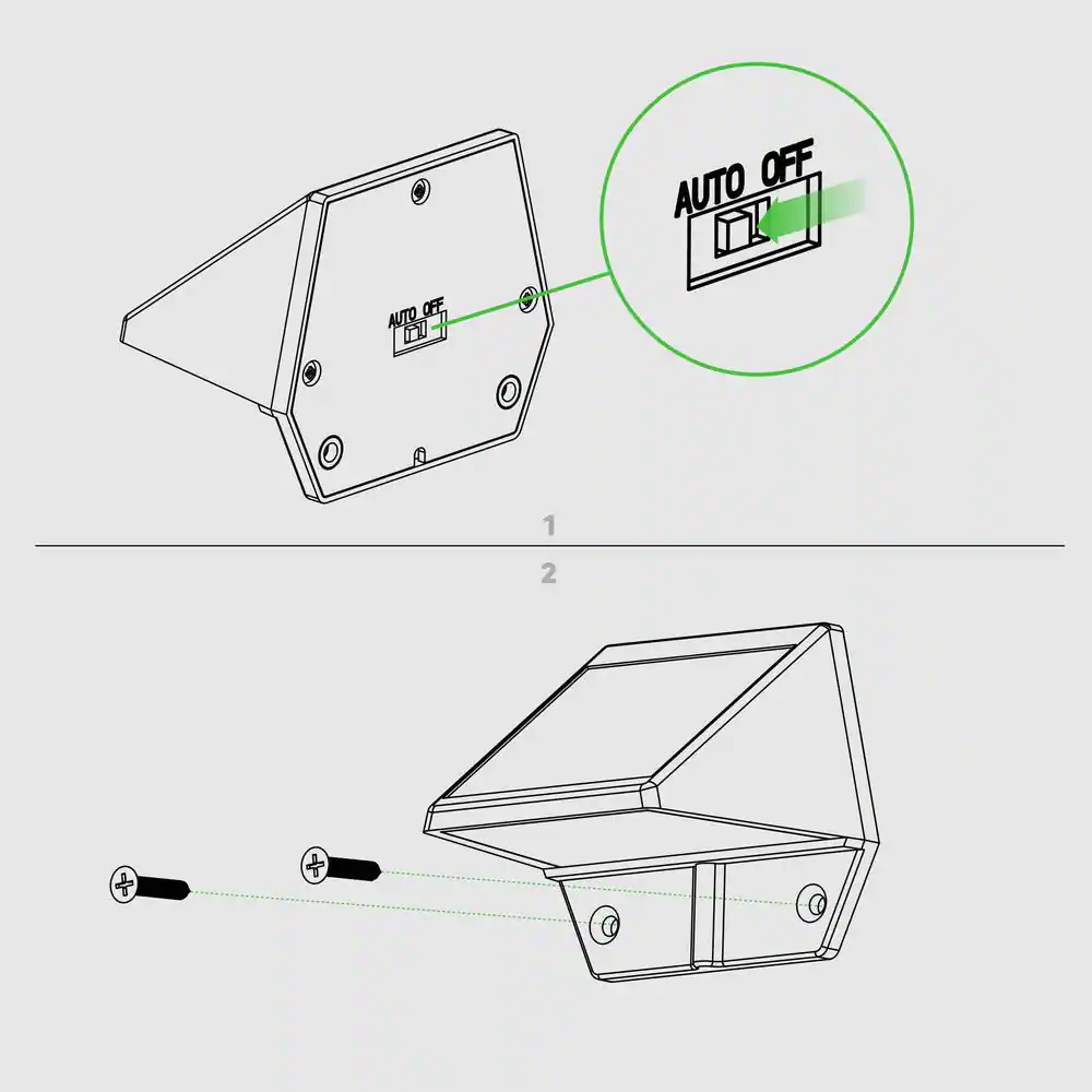 CLASSY CAPS Solar 2-LED Outdoor Copper Integrated LED Deck and Wall Light (2-Pack)