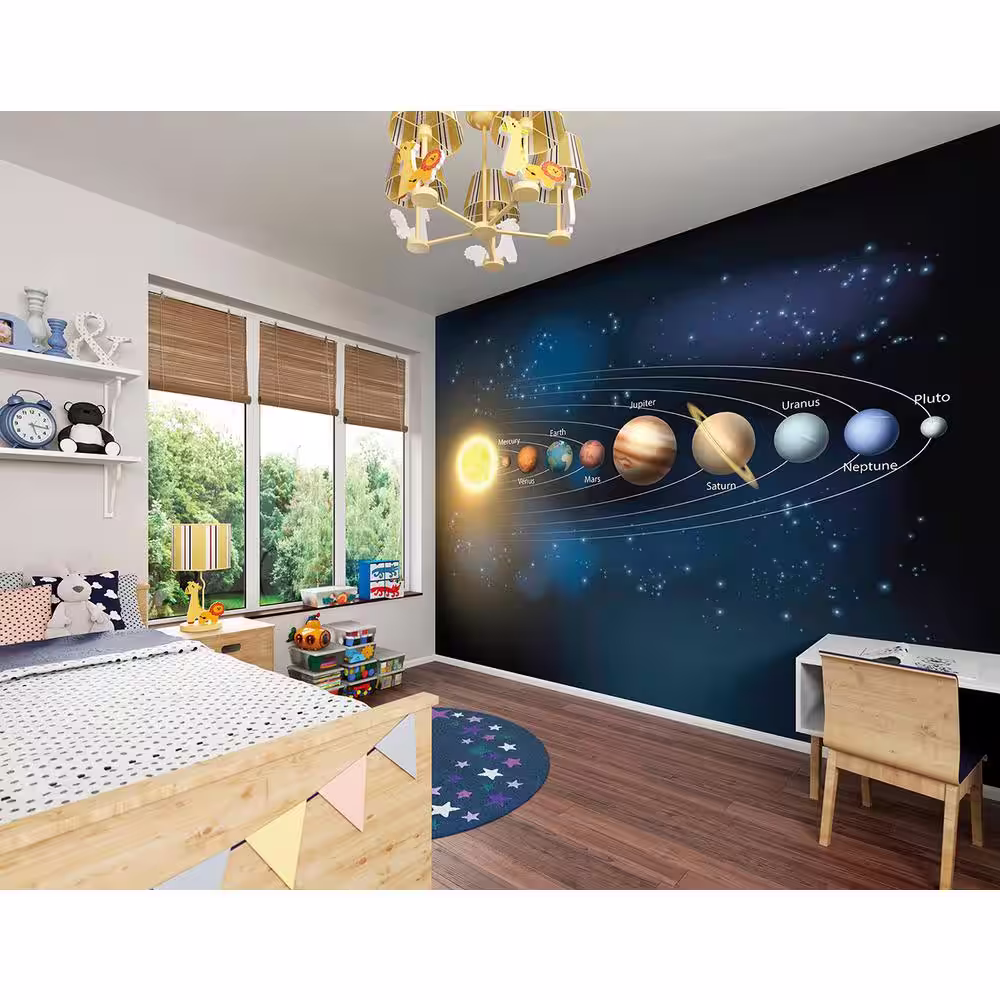 Brewster Planets Wall Mural