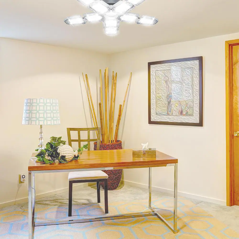 BEYOND BRIGHT 60-Watt Ultra Bright LED Light Bulb 6500K with 10 Adjustable Light Panels