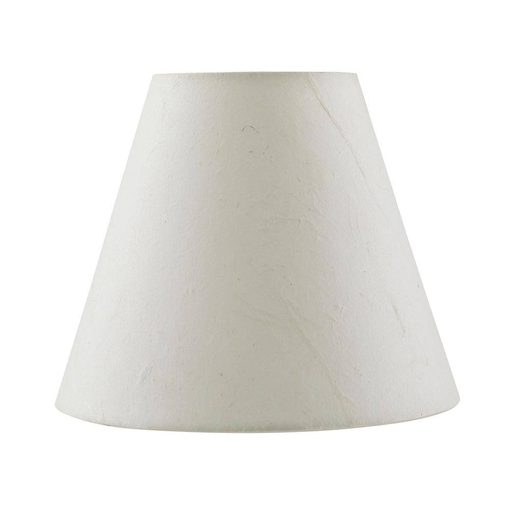 Aspen Creative Corporation 6 in. x 5 in. White Hardback Empire Lamp Shade (6-Pack)