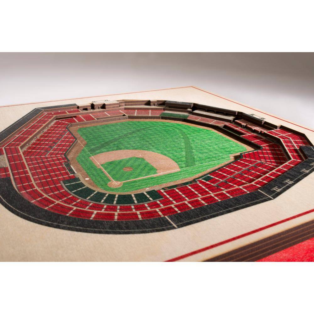 YouTheFan MLB St. Louis Cardinals 5-Layer Stadiumviews 3D Wooden Wall Art