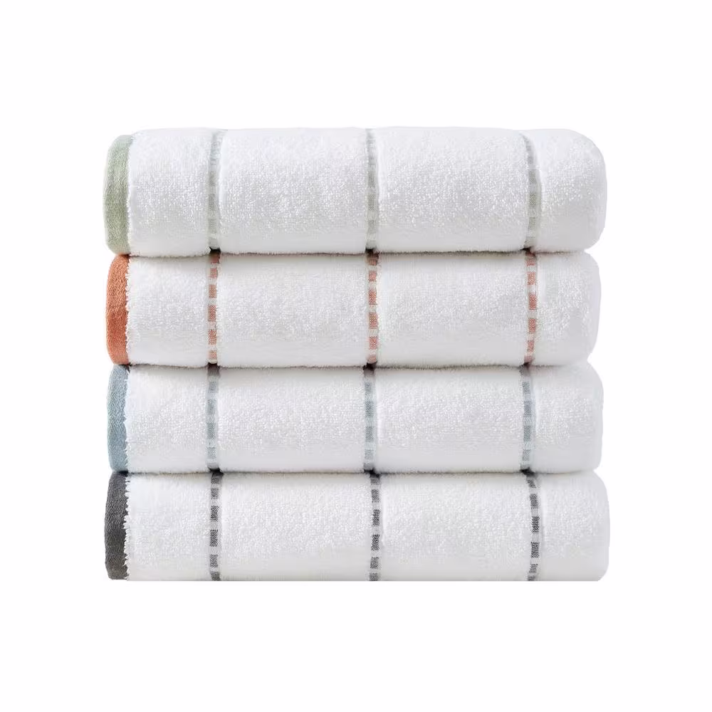 Tommy Bahama Ridley Solid 3-Piece Grey Cotton Towel Set
