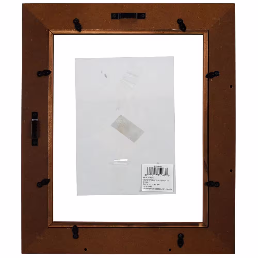 Malden International Designs Malden 5x7 in Stonewash Walnut 4pc Picture Frames