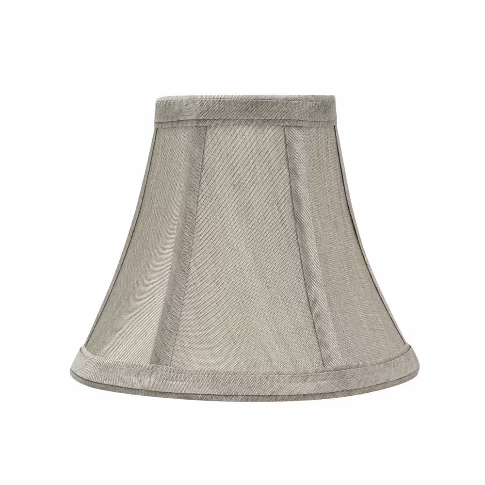 Aspen Creative Corporation 6 in. x 5 in. Grey Bell Lamp Shade (5-Pack)