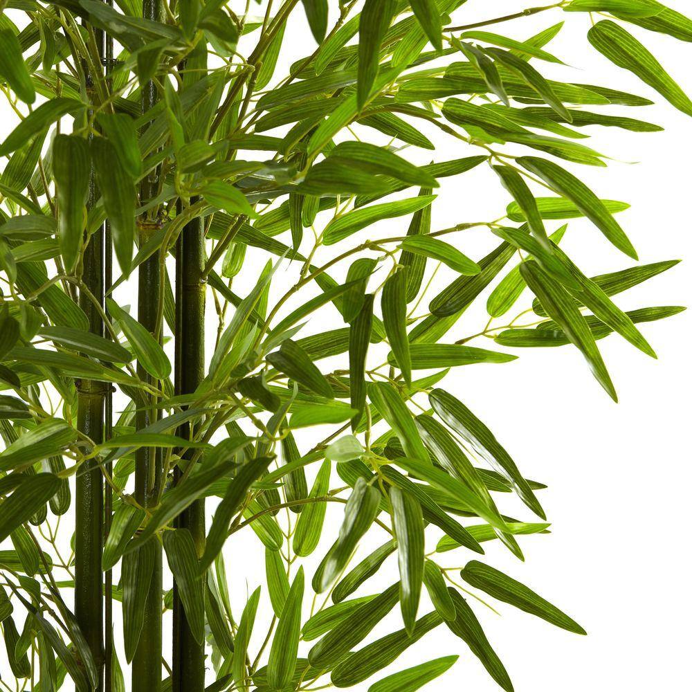 Nearly Natural 5 ft. Artificial UV Resistant Indoor/Outdoor Bamboo Tree