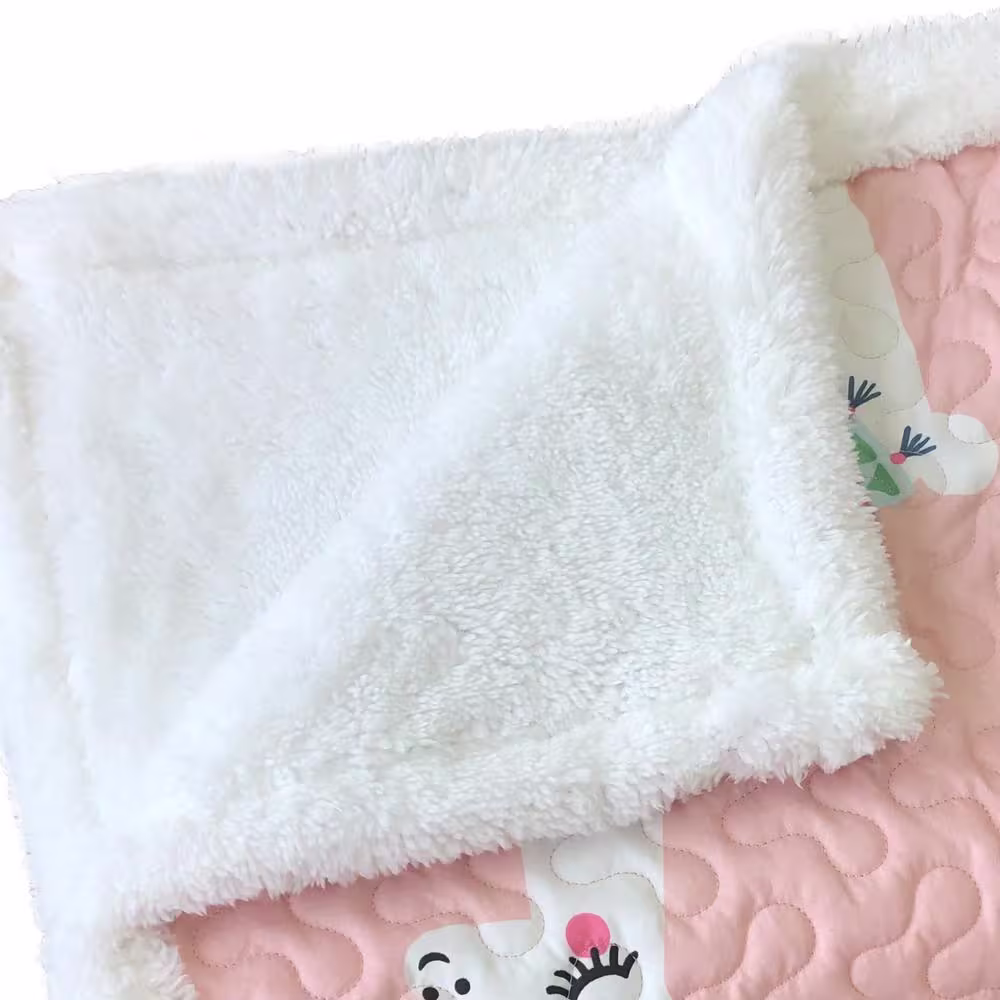 Harper Lane Cool Llama 50 in. x 60 in. Quilted Throw