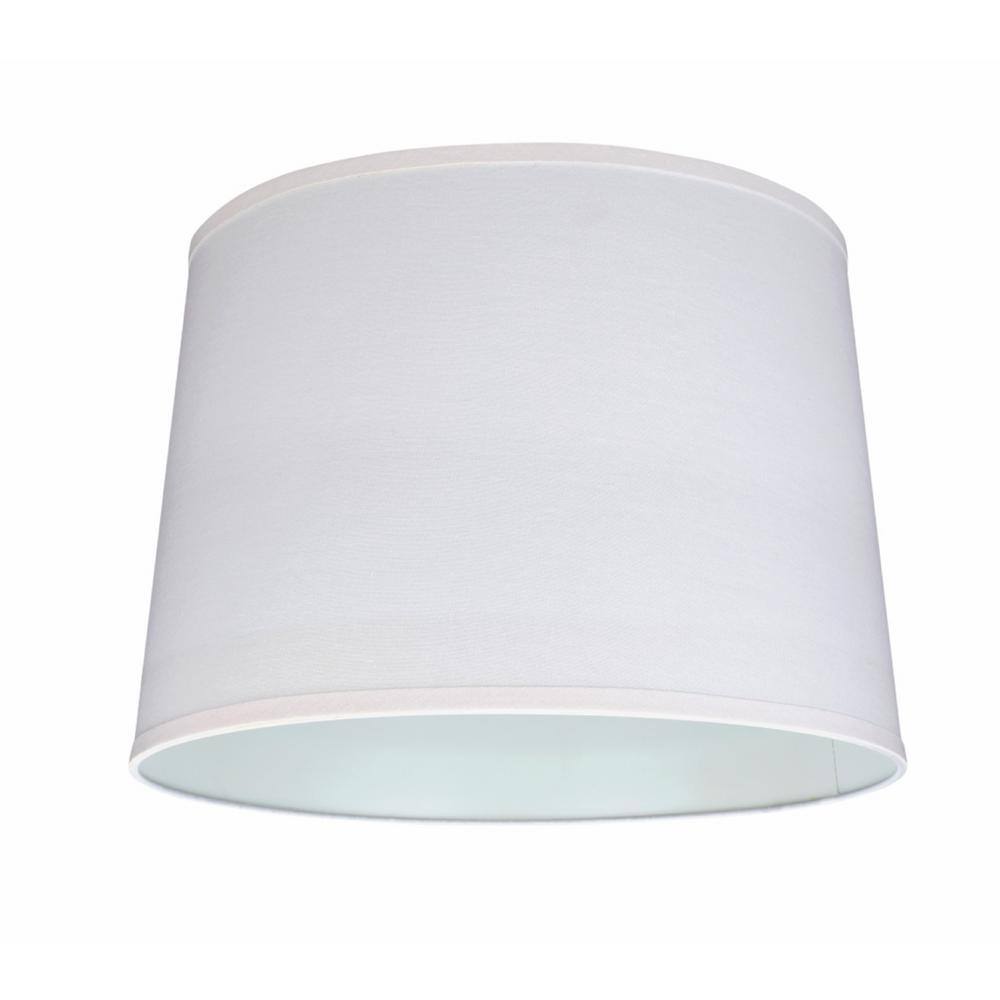 Aspen Creative Corporation 17 in. x 12 in. White Hardback Empire Lamp Shade