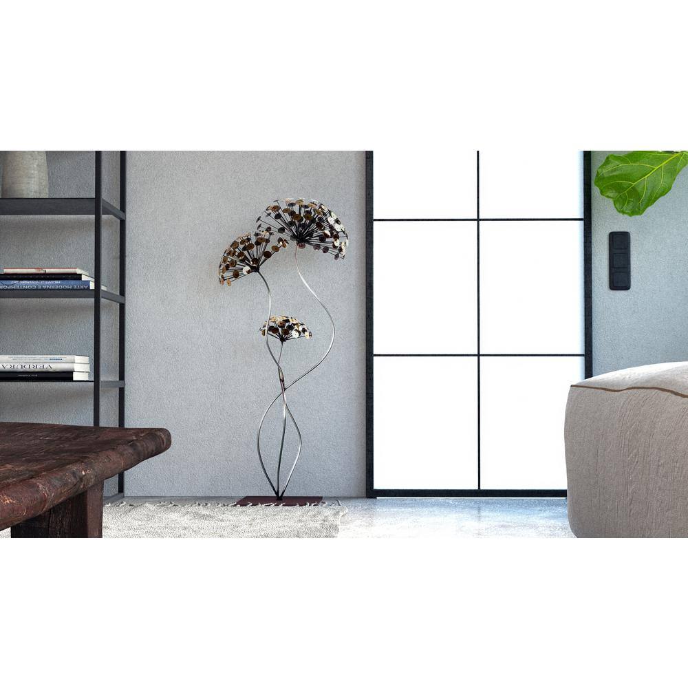 Peterson Artwares Dandelion's Dance Metal Sculpture Original Artwork