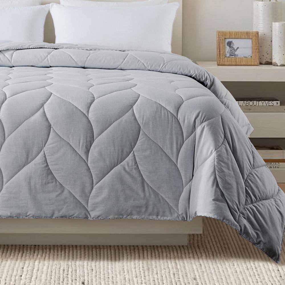 Waverly Antimicrobial Gray Full/Queen Down Alternative Comforter
