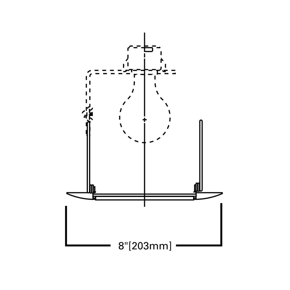 Halo 6 in. White Recessed Ceiling Light Trim with Albalite Glass Lens, Wet Rated Shower Light