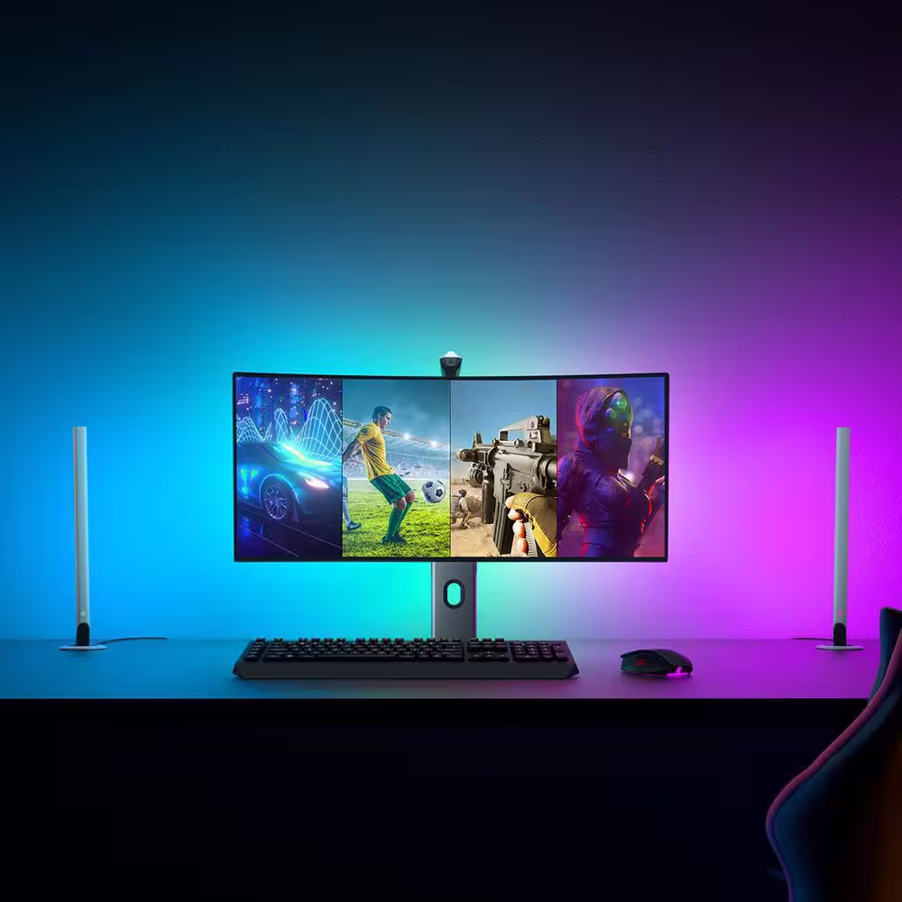 Govee DreamView G1 Pro RGBIC Smart Gaming Kit Integrated LED Strip Light with Two Light Bars