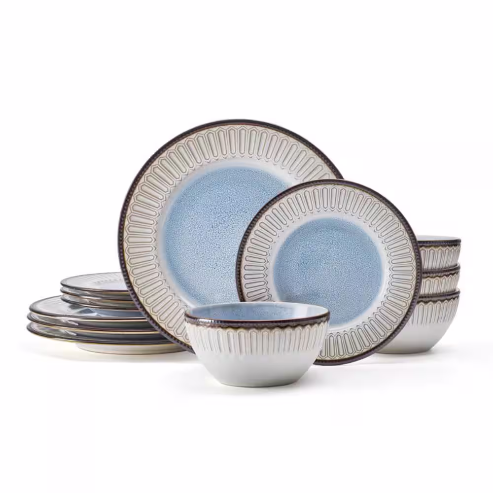 Pfaltzgraff Clara 12-Piece Stoneware Dinnerware Set