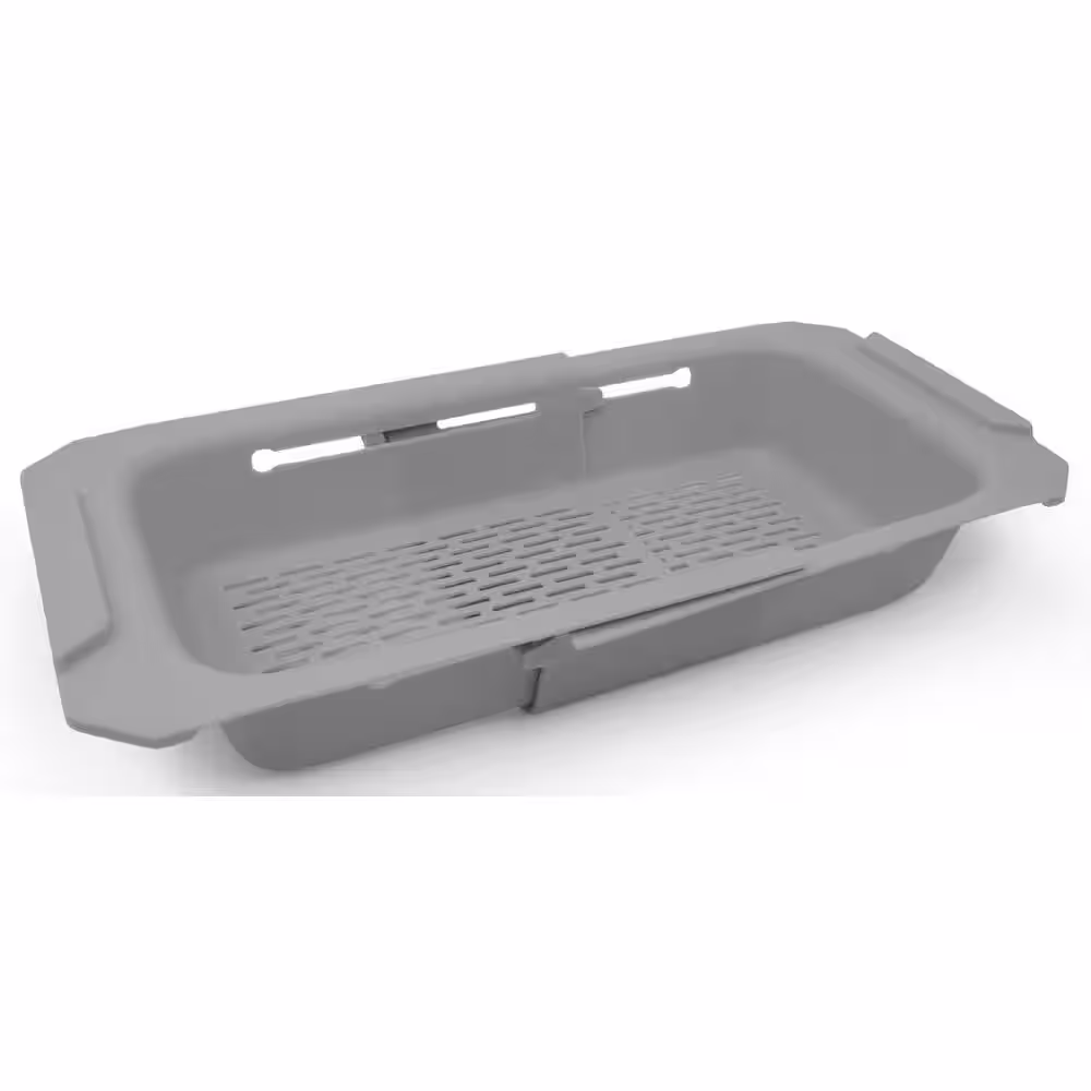 Cook Pro Retractable Over the Sink Strainer Grey PP