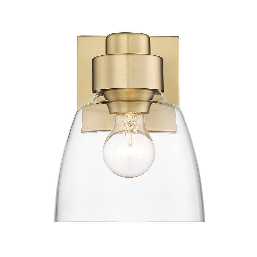 Golden Lighting Remy 1 Light Brushed Champagne Bronze Wall Sconce