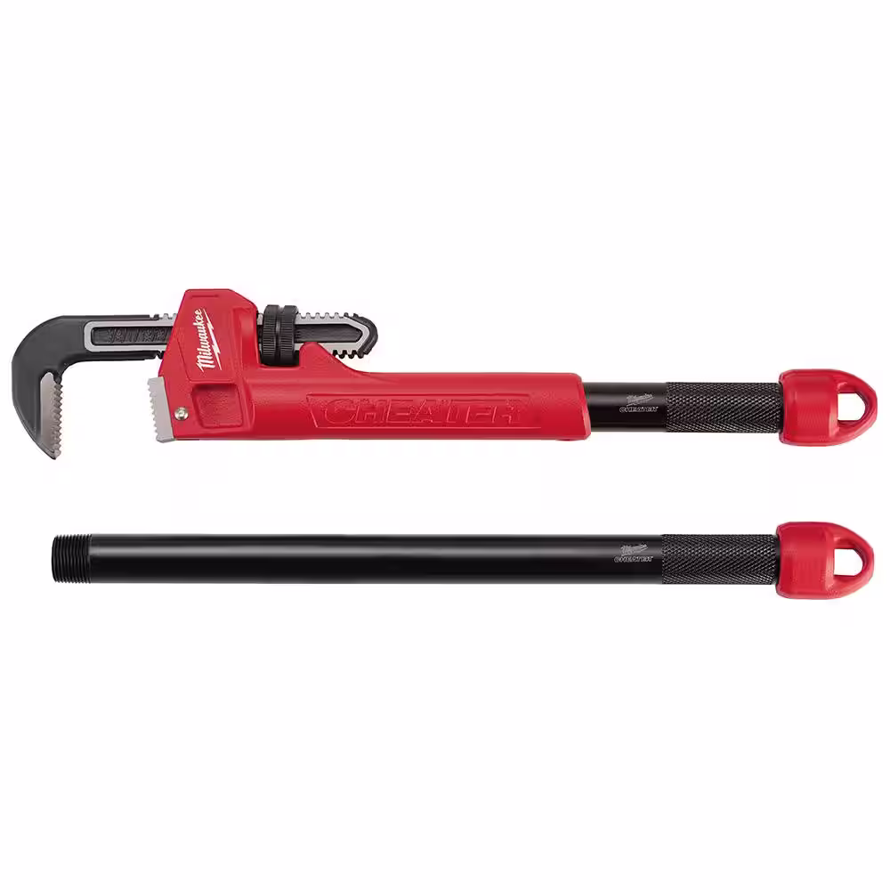 Milwaukee Cheater Pipe Wrench with 14 in. Steel Pipe Wrench