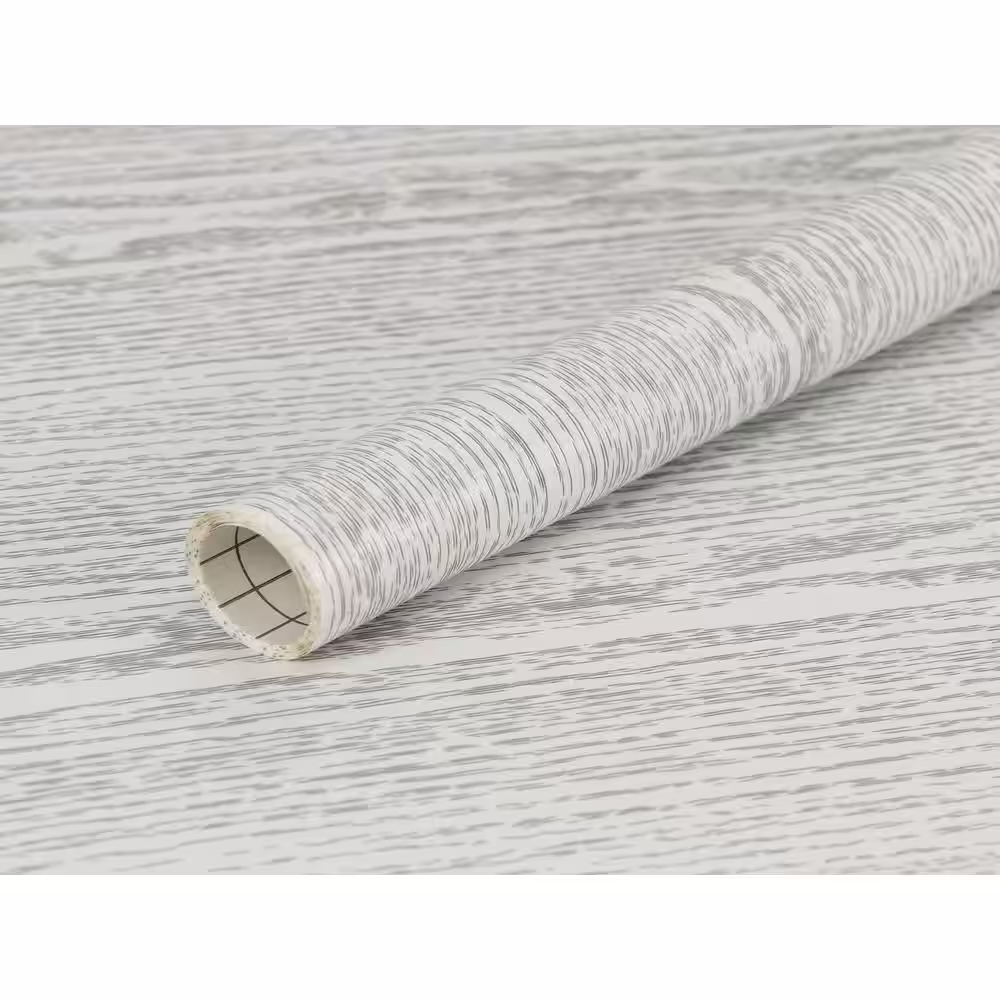 Fablon Oak Silver Grey Adhesive Film (Set of 2)