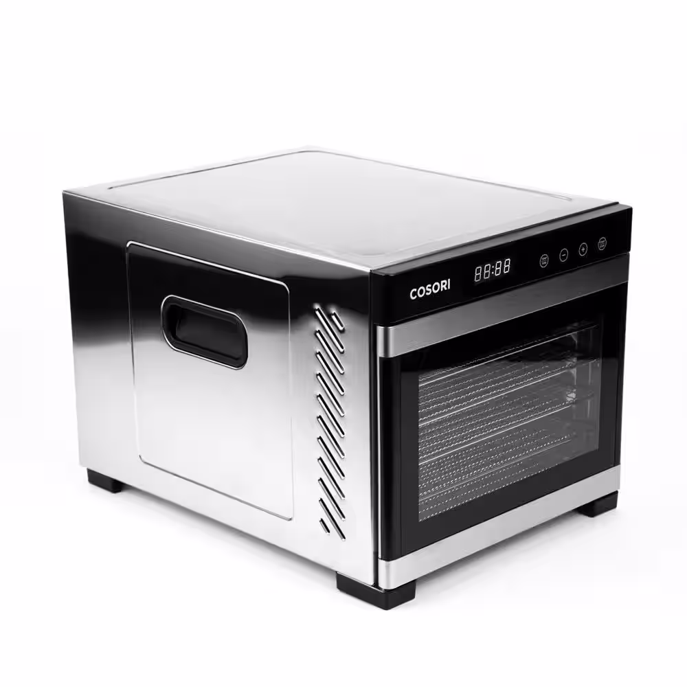 Cosori 6 Trays Premium Stainless Steel Food Dehydrator with Mesh Screen and Fruit Roll Sheet