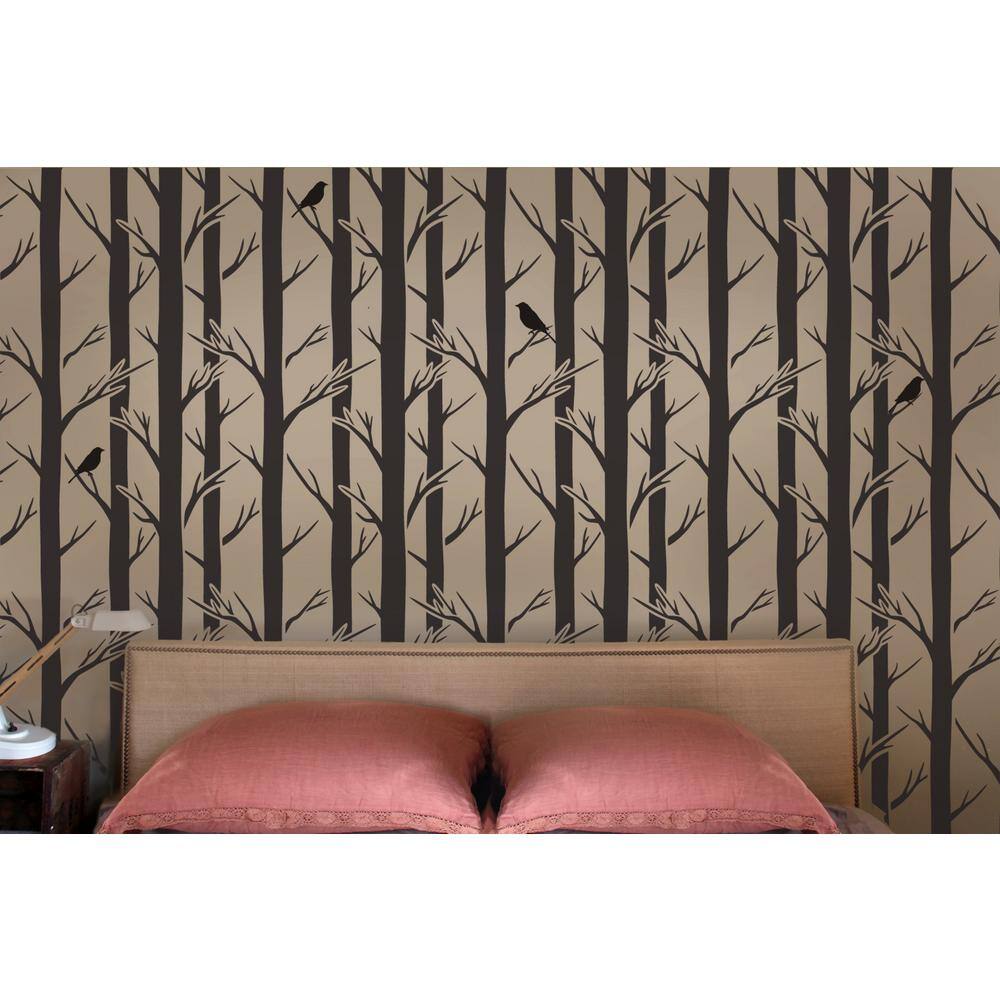 Stencil1 Tree Large Repeat Pattern Stencil