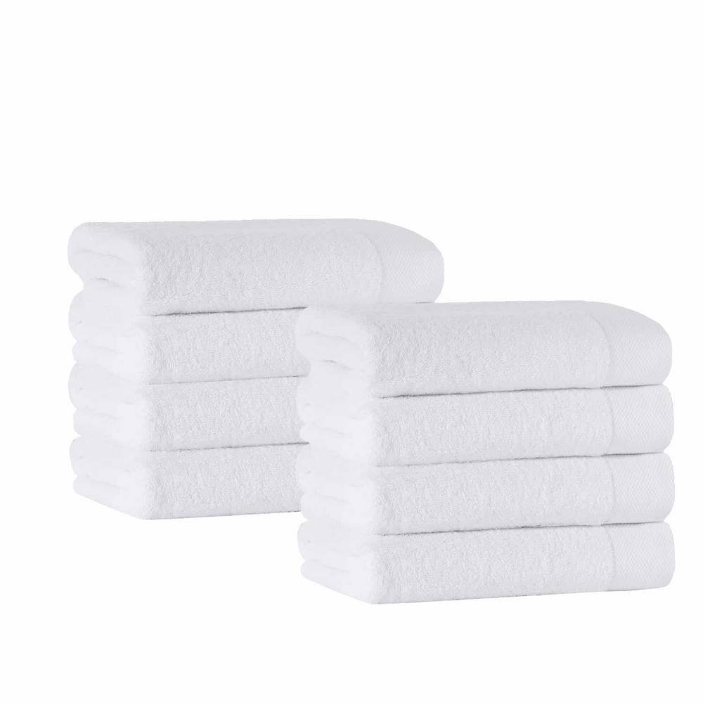 None Signature Turkish Cotton 8-Piece Hand Towels